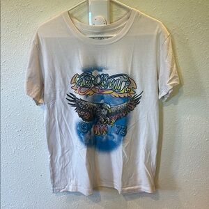 Aerosmith White Graphic T-Shirt